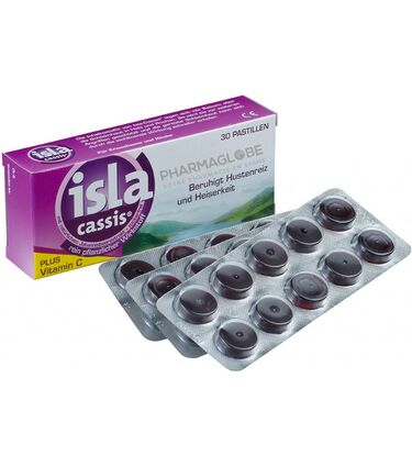 Isla-Cassis-30-Pastilles-pour-la-Gorge-et-la-Voix-pharmaglobe.lu