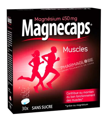 Magnecaps-Muscles-30-Comprimes-Effervescents-450-mg-de-Magnésium-pharmaglobe.lu