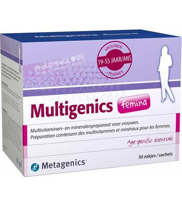 Multigenics-Femina-Metagenics-30-Sachets-Multivitamines-et-Minéraux-Femmes-19-55-Ans-pharmaglobe,lu