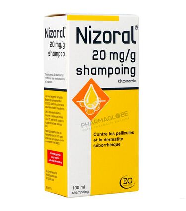 Nizoral 2% shampoing Kétoconazole Antipelliculaire 100ml ...