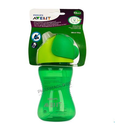 Philips-Avent-Gobelet-Paille-Boy-Vert-300-ml-pharmaglobe,lu