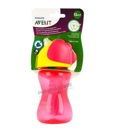 Philips-Avent-Gobelet-Paille-Girl-Rose-30-ml-gobelet-fille-plus-12-mois-pharmaglobe,lu
