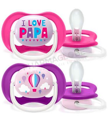 Philips-Avent-Sucette-Ultra-Air-Happy-Bébé-6-18-Mois-Range-Girl-fille-pharmaglobe,lu