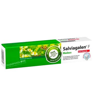 Salviagalen-F-Madaus-Dentifrice-Médicinal-75-ml-Carie-Dentaire-Parodontite-Mauvaise-Haleine-pharmaglobe,lu