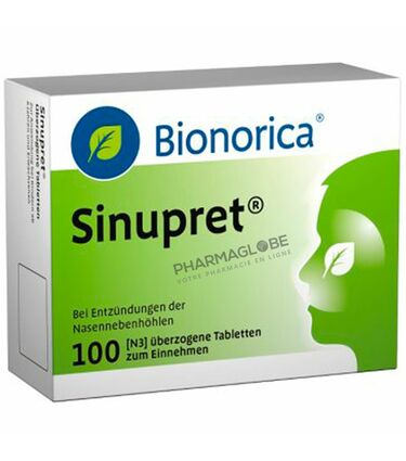 SINUPRET-100-DRAGEES-sinusites-nez-bouche-rhume-pharmaglobe.lu