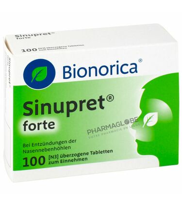 Sinupret-Forte-100-Dragees-Bionorica-sinusite-nez-bouche-pharmaglobe.lu