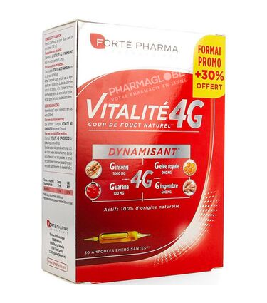 Vitalit 4G Dynamisant 30 Ampoules Fort Pharma Pharmaglobe lu Vitalit 4G Dynamisant 30 Ampoules Fort Pharma Pharmaglobe lu