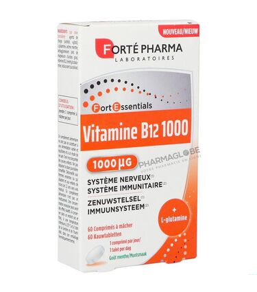 VITAMINE-B12-1000-60-COMPRIMES-Forte-pharma-pharmaglobe.lu