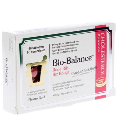 Bio-Balance-Riz-Rouge-90-Comprimes-Cholesterol-Pharma-Nord-Monacolin-K-actif-pharmaglobe.lu