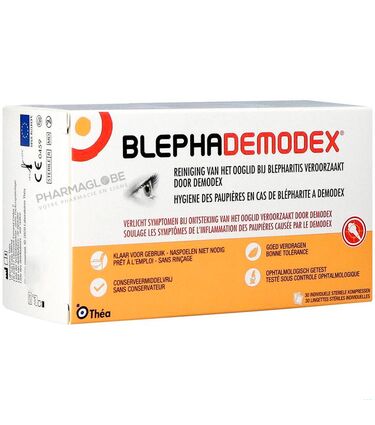 BLEPHADEMODEX-30-COMPRESSES-STERILES-NETTOYANTES-hygiene-paupieres-blepharite-pharmaglobe.lu