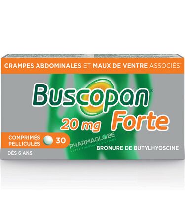 Buscopan Forte 20 mg 30 Comprimes | Pharmaglobe.lu