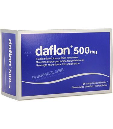 Daflon-500-mg-90-Comprimé-Pelliculé-veinotoniques-hemorroides-pharmaglobe.lu
