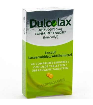 Dulcolax Bisacodyl 5 mg 40 Comprimés Laxatif