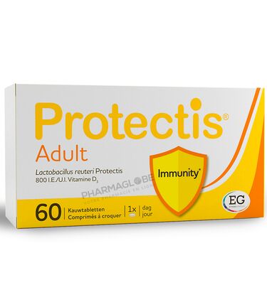 Protectis-Adulte-60-Comprimés-à-Croquer-Système-Immunitaire-equilibrer-flore-intestinale-pharmaglobe.lu