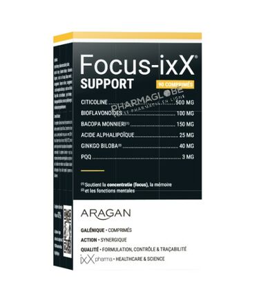 focus-ixx-support-boite-90-comprimes-aragan-ixx-pharma-concentration-pharmaglobe.lu