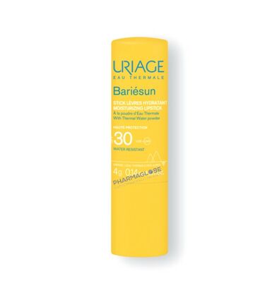 uriage-bariesun-stick-levres-hydratant-spf30-poudre-eau-thermale-protection-solaire-pharmaglobe.lu