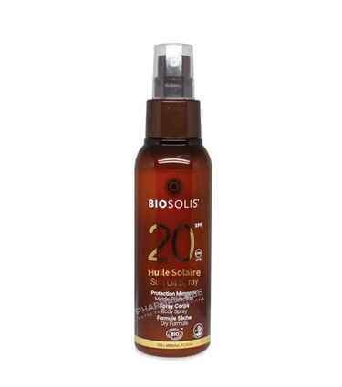 biosolis-huile-solaire-spf20-spray-corps-flacon-pompe-100ml-pharmaglobe.lu