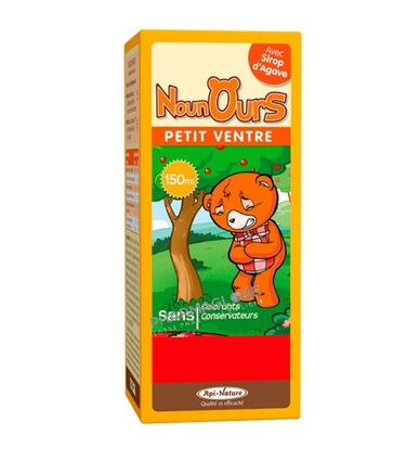Api Nature NounOurs Petit Ventre Sirop Enfants Flacon 150 ml Pharmaglobe. lu