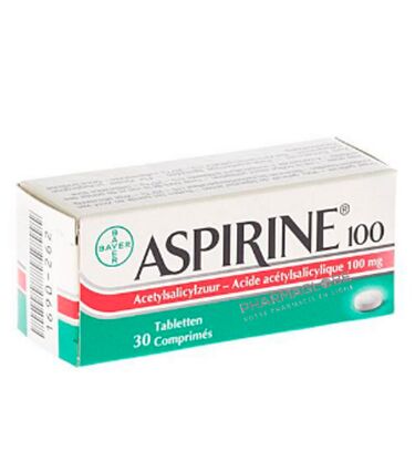 aspirine-100mg-boite-30-comprimes-acide-acetylsalicylique-medicament-pharmacie-pharmaglobe.lu