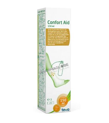 confort-aid-spray-poudre-flacon-150ml-contre-demangeaisons-odeurs-desagreables-platres-pharmacie-pharmaglobe.lu