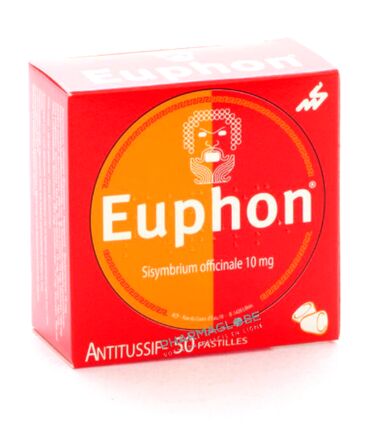 euphon-boite-50-pastilles-sucer-antitussif-sisymbrium-officinale-10mg-toux-seche-enrouement-pharmacie-pharmaglobe.lu