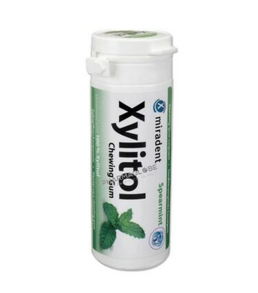 miradent-chewing-gum-au-xylitol-gout-menthe-verte-30-pieces-pharmaglobe.lu