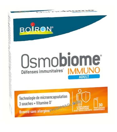 osmobiome-immuno-adult-boite-30-sticks-orodispersibles-boiron-immunite-pharmaglobe.lu