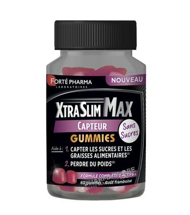 xtraslim-max-capteur-gummies-boite-60-gommes-a-macher-forte-pharma-sucre-graisse-perdre-du-poids-pharmacie-pharmaglobe.lu