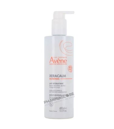 avene-xeracalm-nutrition-lait-hydratant-flacon-pompe-400ml-peaux-sensibles-seches-corps-pharmacie-pharmaglobe.lu