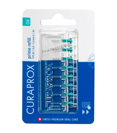 CURAPROX-CPS-06-PRIME-REFILL-TURQUOISE-A-8-recharge-brossette-interdentaires-pharmaglobe.lu