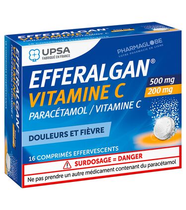 EFFERALGAN-VITAMINE-C-EFFERVESCENTS-500MG-16-Comprimes-paracetamol-douleur-fievre-pharmaglobe.lu