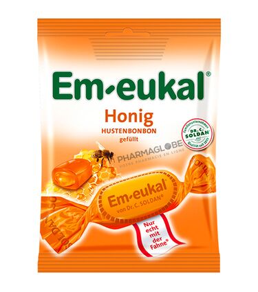 Em-eukal-Honig-Hustenbonbons-Gefüllt-Sachet-75-g-Bonbons-au-Miel-Farcie-coeur-coulant-miel-Contre-Toux-pharmaglobe.lu