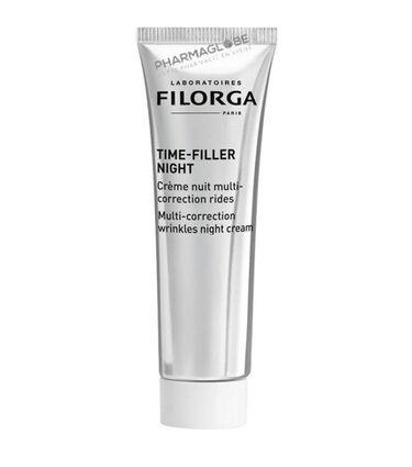 filorga-time-filler-night-anti-age-visage-en-tube-30ml-creme-nuit-multi-correction-rides-ncef-pharmacie-pharmaglobe.lu