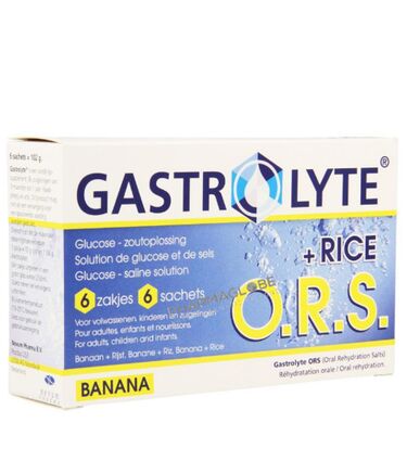 gastrolyte-banana-boite-6-sachets-o-r-s-solution-glucose-sels-rehydratation-orale-pharmacie-pharmaglobe.lu