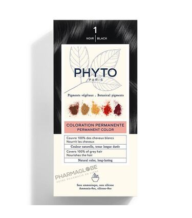 PHYTOCOLOR-1-NOIR-KIT-NF-coloration-permanente-couvre-cheveux-blancs-pharmaglobe.lu