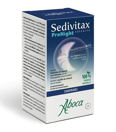 SEDIVITAX-PRONIGHT-27-COMPRIMES-ameliorer-qualite-sommeil-aide-au-sommeil-et-relaxation-pharmaglobe.lu