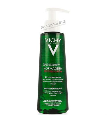 VICHY-NORMADERM-PHYTOSOL-GEL-NETTOYANT-purifiant-400-ML-peau-grasse-acneique-pharmaglobe.lu