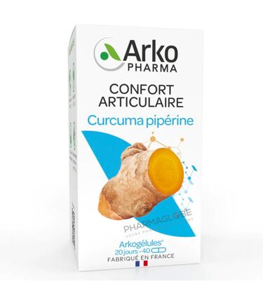 ARKOGELULES-CURCUMA-PIPERINE-40-CAPSULES-Arkopharma-confort-articulaire-pharmaglobe.lu