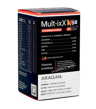 multi-ixx-kidz-boite-90-comprimes-croquer-gout-cerise-ixx-pharma-enfants-pharmacie-pharmaglobe.lu