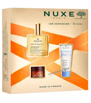 nuxe-coffret-cadeau-iconiques-2023-visage-soin-iconiques-box-pharmaglobe.lu