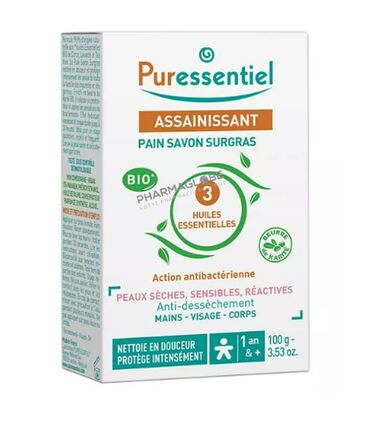 puressentiel-assainissant-pain-savon-surgras-solide-100g-aux-huiles-essentielles-bio-pharmacie-pharmaglobe.lu