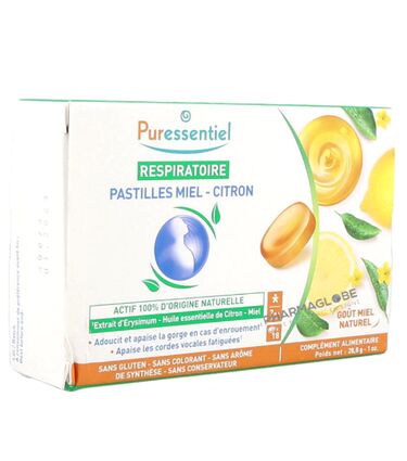 puressentiel-respiratoire-resp-ok-boite-20-pastilles-miel-citron-pharmacie-pharmaglobe.lu