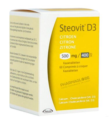 Steovit-D3-Citron-500-mg-400-U.I-60-Comprimes-a-Croquer-Calcium-et-Vitamine-D3-pharmaglobe.lu