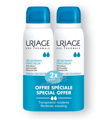 uriage-promo-deodorant-fraicheur-aerosol-125ml-2-pieces-pharmaglobe.lu