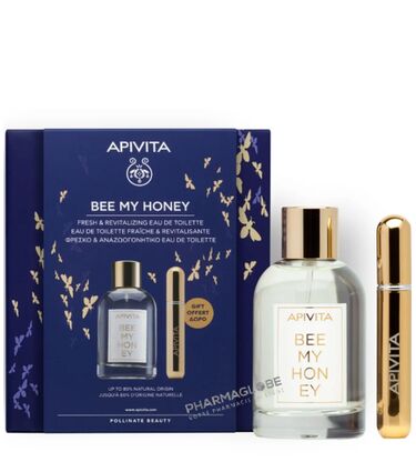 apivita-coffret-bee-my-honey-eau-toilette-100ml-vaporisateur-parfum-rechargeable-pharmaglobe.lu