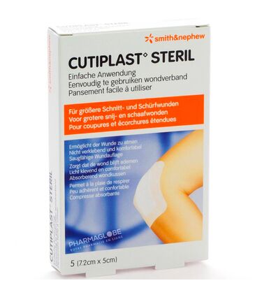 CUTIPLAST-STERILE-7,2-par-5-CM-5-PANSEMENTS-steriles-post-operatoires-hypoallergenique-pharmaglobe.lu