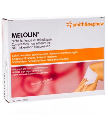 MELOLIN-STERILE-10-par-10-CM-10-COMPRESSES-non-adherentes-absorber-proteger-coupures-brulures-mineures-eraflures-pharmaglobe.lu