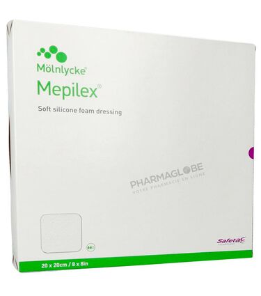 MEPILEX-20-par-20-CM-A-5-294400-pansements-silicone-pharmaglobe.lu