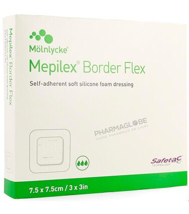 MEPILEX-BORDER-FLEX-7,5-par-7,5-CM-A5-595250-pansement-silicone-molnlycke-pharmaglobe.lu