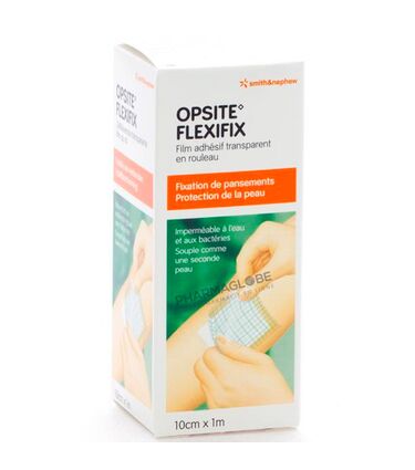 OPSITE-FLEXIFIX-10-CM-par-1-M-film-adhesif-transparent-fixation-impermeable-eau-pharmaglobe.lu